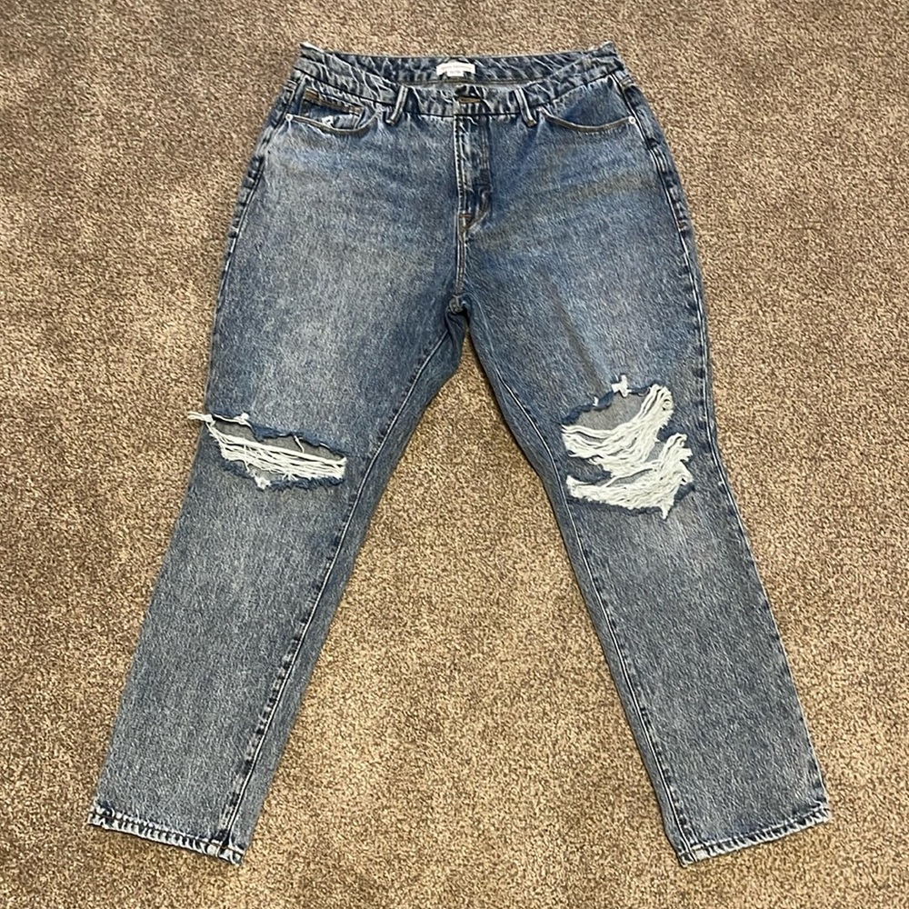 BRAND NEW - Good American Distressed Jeans